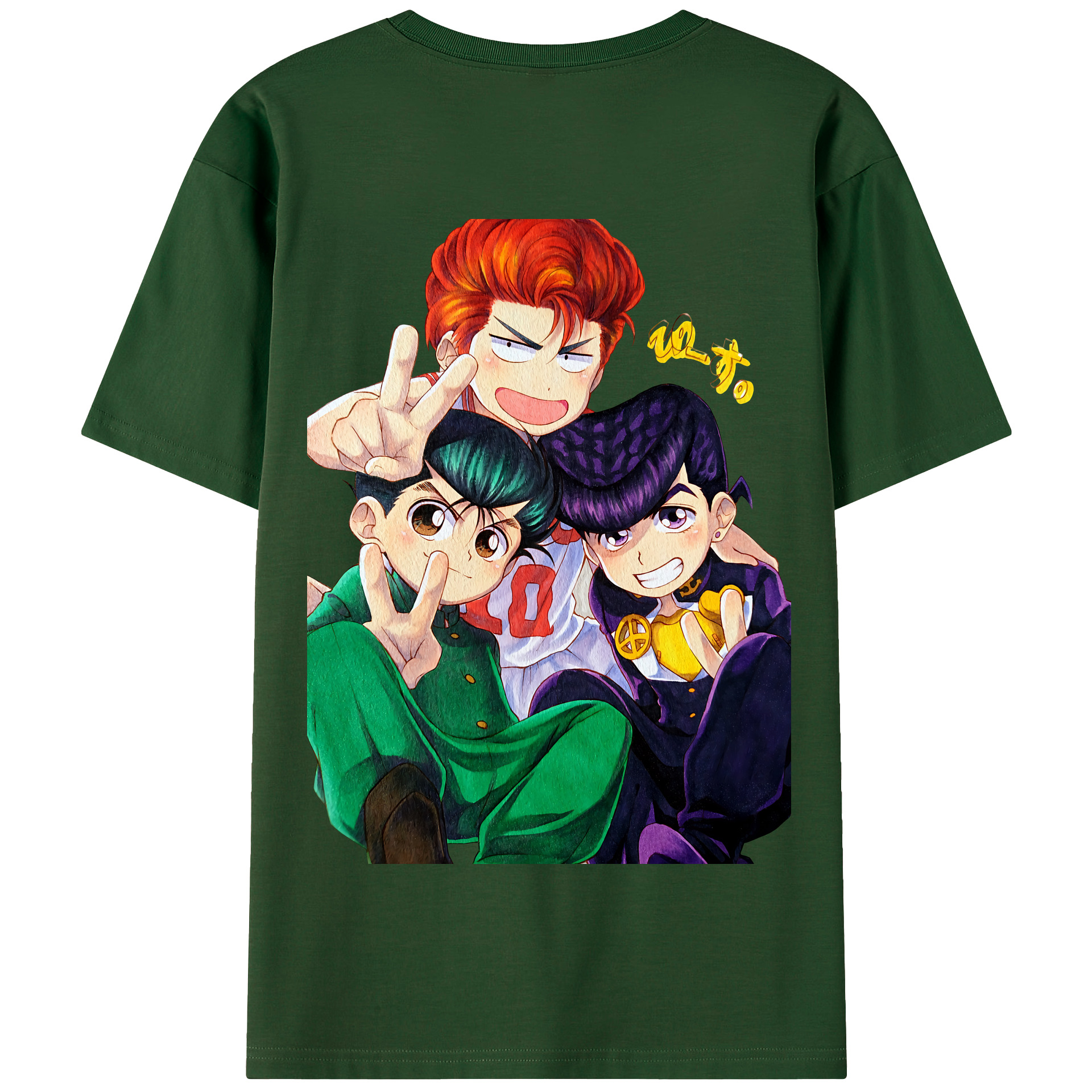 SLAM DUNK／スラムダンク 綿100％半袖Tシャツ（背面プリント）